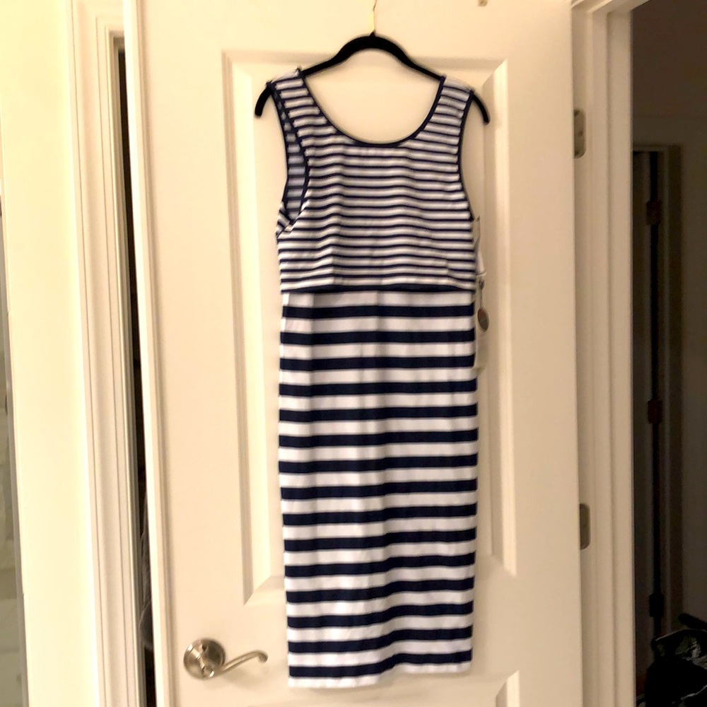 RIPE new with tags maternity nautical tank dress